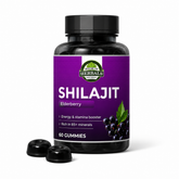 100% Pure Himalayan Shilajit Gummies (Elderberry)