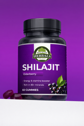 100% Pure Himalayan Shilajit Gummies (Elderberry)