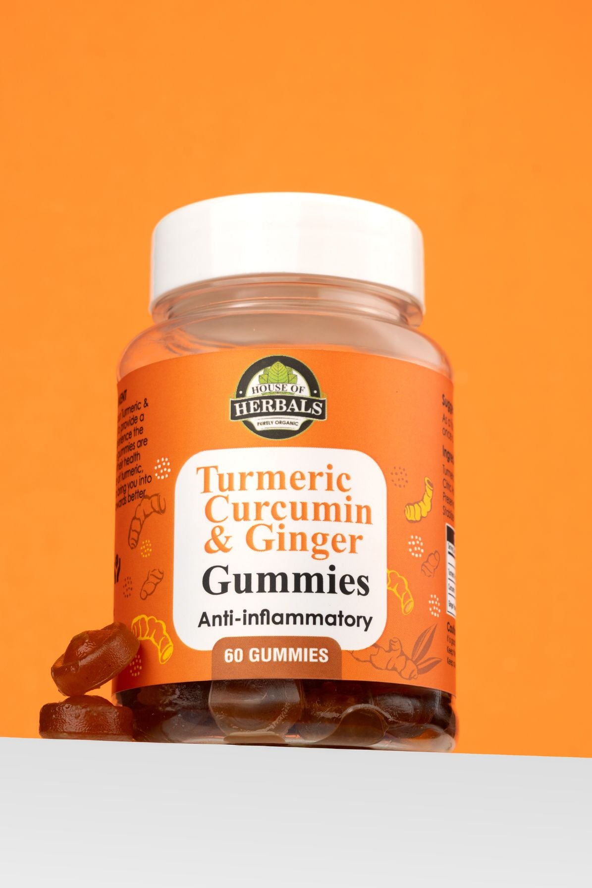 Turmeric Curcumin & Ginger Herbal Gummies