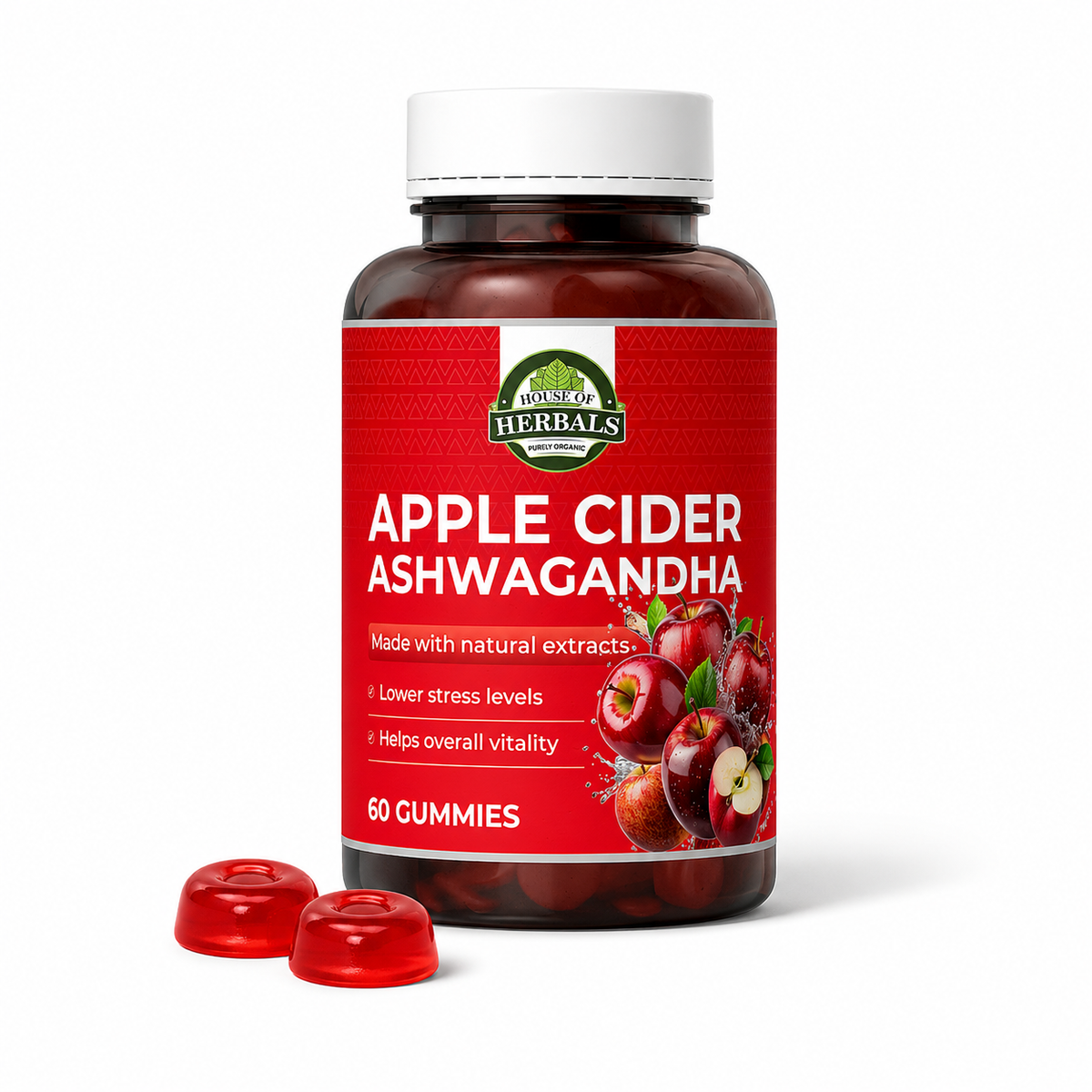 Apple Cider Ashwagandha Herbal Gummies