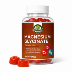 Magnesium Glycinate, Calcium & Zinc Herbal Gummies