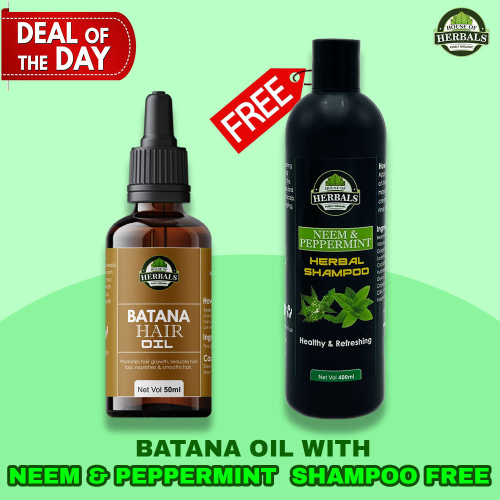 Batana Oil with Neem & Peppermint Shampoo Deal