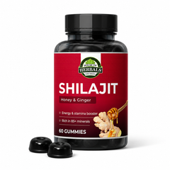 100% Pure Himalayan Shilajit Gummies (Honey & Ginger)