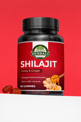 100% Pure Himalayan Shilajit Gummies (Honey & Ginger)