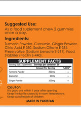 Turmeric Curcumin & Ginger Herbal Gummies