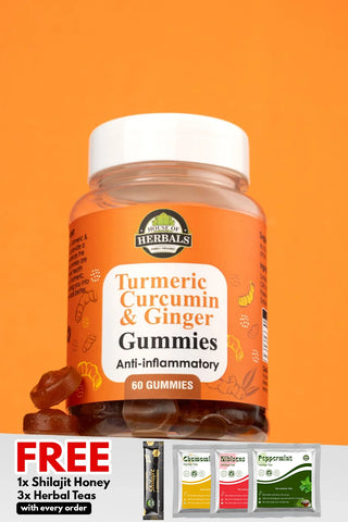 Turmeric Curcumin & Ginger Herbal Gummies