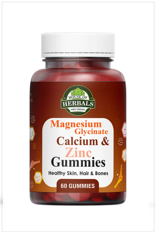 Magnesium Glycinate, Calcium & Zinc Herbal Gummies