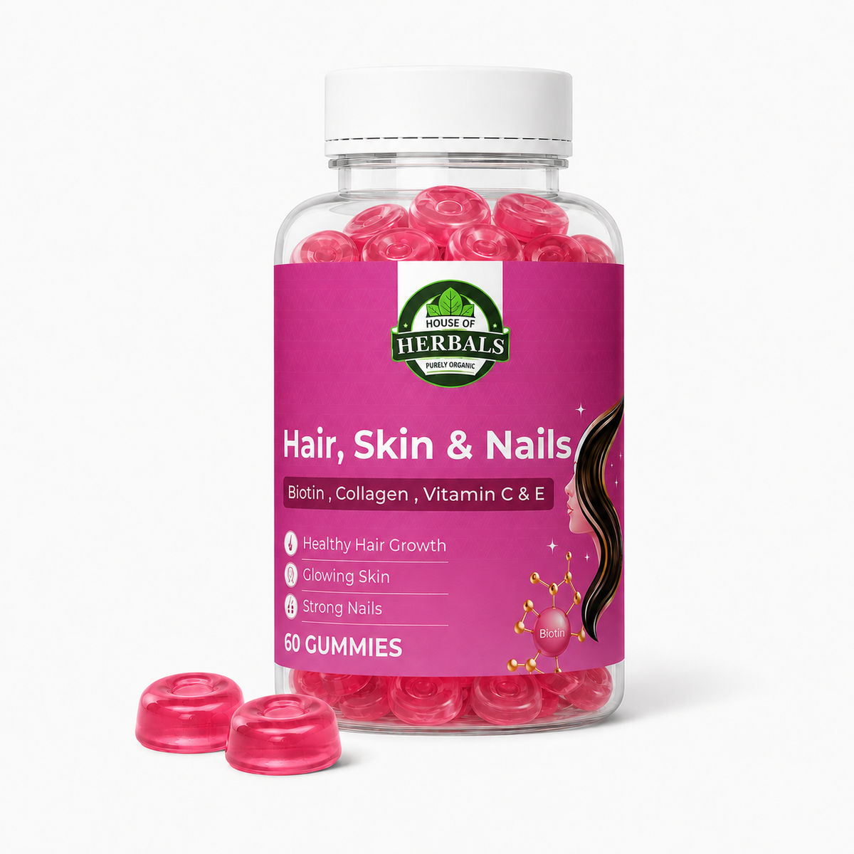 Hair, Skin & Nails Herbal Gummies
